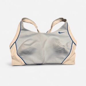 Nike Women's Sports Bra - Blue and White